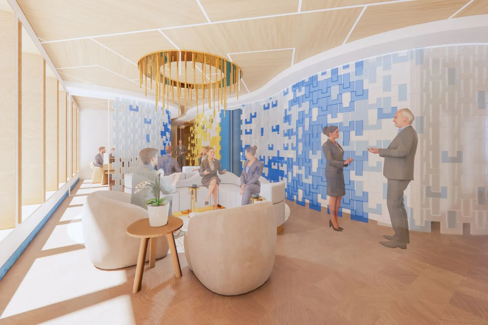 “Davos Pavillion” by Winnie Lin in collaboration with Karina Thome & Allison Gaskins for Professor Marla Smith's Technical Studio 